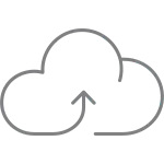 Cloud Up SVG Icon